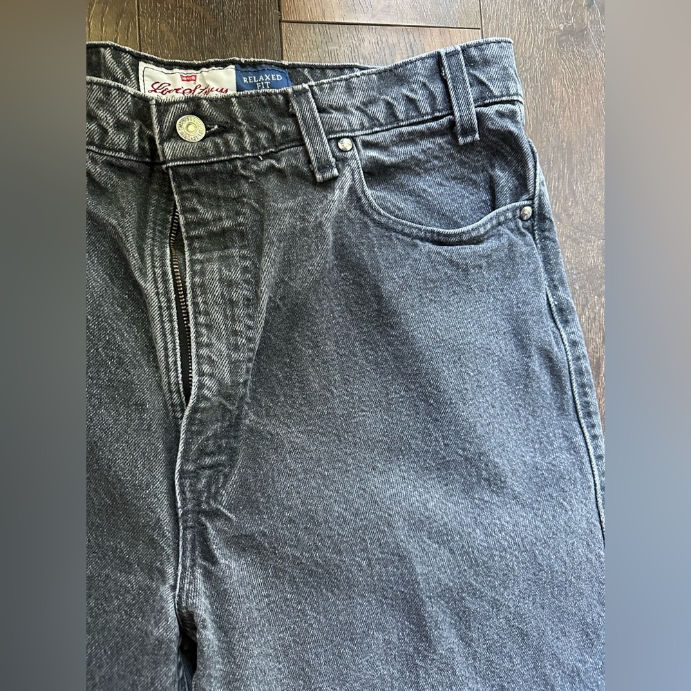 Levi Strauss Orange Tag Relaxed Fit 540 Men Gray Denim Jeans Vintage 1990’s - Picture 3 of 9